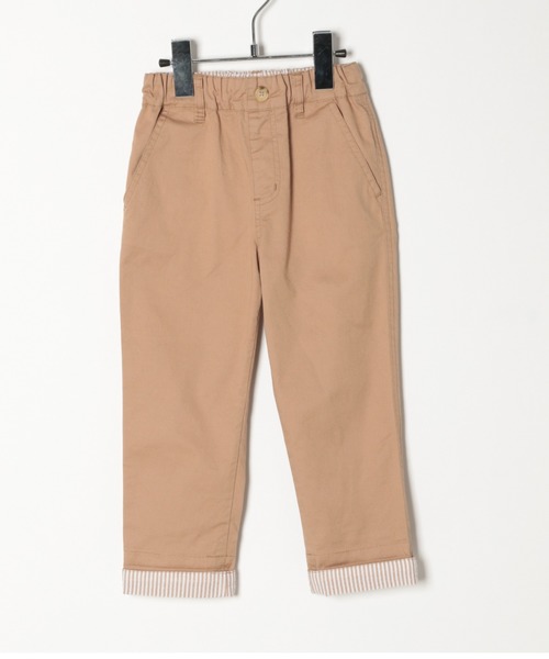 GLOBAL WORK(グローバルワーク)の「【キッズ】ターンバックストレッチクロプト/857799(その他パンツ・キッズ・ブルー/イエロー/グリーン/ベージュ/ネイビー・140cm/110cm/130cm/120cm/100cm)」の2枚目の写真
