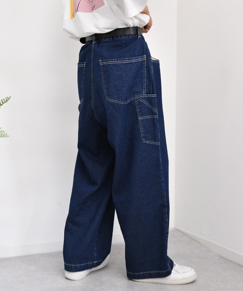 kutir(クティール)の「ペインターデニムパンツ(その他パンツ・メンズ・ホワイト/ブラック/インディゴブルー・SMALL/MEDIUM/LARGE)」の1枚目の写真