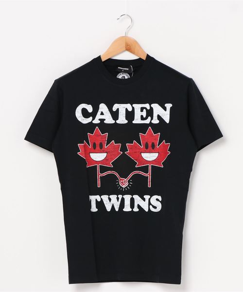 DSQUARED2（ディースクエアード）の「T-SHIRT /COOL FIT /WASH /0202（Tシャツ/カットソー・メンズ・ホワイト/ブラック・M/L/S/XS）」の2枚目の写真