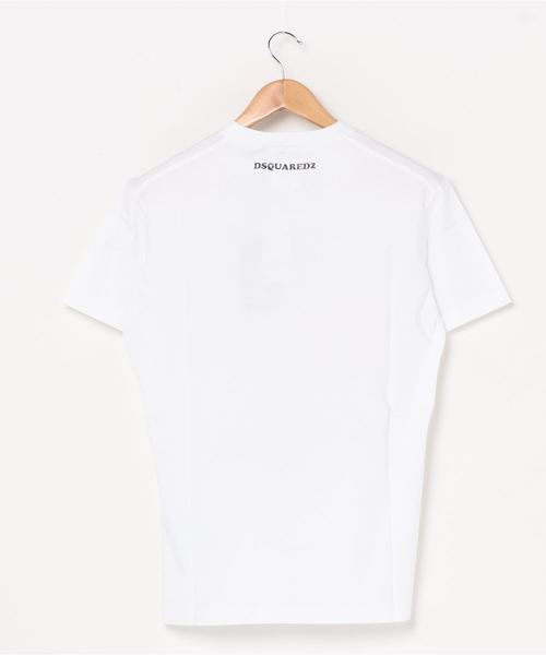 DSQUARED2（ディースクエアード）の「T-SHIRT /COOL FIT /WASH /0202（Tシャツ/カットソー・メンズ・ホワイト/ブラック・M/L/S/XS）」の4枚目の写真