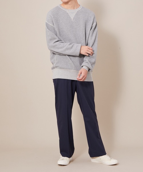 Champion(チャンピオン)の「【Champion】別注 スウェットライク フレンチリブニット(スウェット・メンズ・ブラウン系その他2/グレー系その他/ホワイト系その他4・L/M/S/XL)」の6枚目の写真