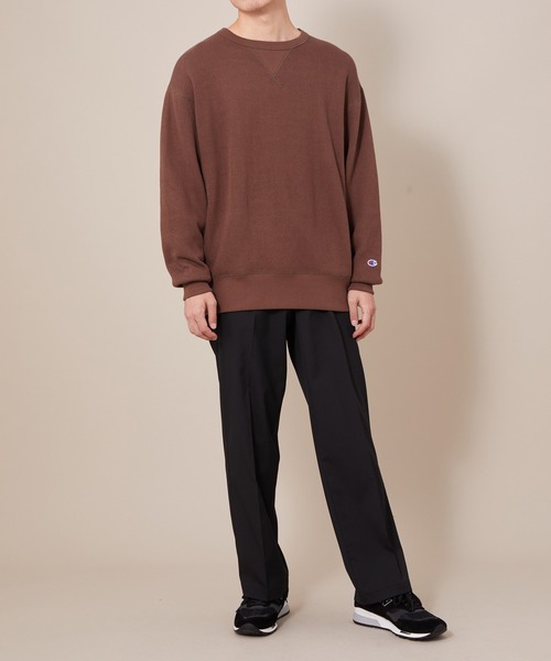 Champion(チャンピオン)の「【Champion】別注 スウェットライク フレンチリブニット(スウェット・メンズ・ブラウン系その他2/グレー系その他/ホワイト系その他4・L/M/S/XL)」の8枚目の写真
