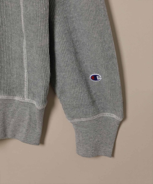 Champion(チャンピオン)の「【Champion】別注 スウェットライク フレンチリブニット(スウェット・メンズ・ブラウン系その他2/グレー系その他/ホワイト系その他4・L/M/S/XL)」の18枚目の写真