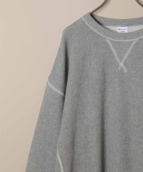 Champion(チャンピオン)の「【Champion】別注 スウェットライク フレンチリブニット(スウェット・メンズ・ブラウン系その他2/グレー系その他/ホワイト系その他4・L/M/S/XL)」の17枚目の写真
