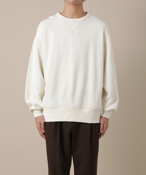 Champion(チャンピオン)の「【Champion】別注 スウェットライク フレンチリブニット(スウェット・メンズ・ブラウン系その他2/グレー系その他/ホワイト系その他4・L/M/S/XL)」の21枚目の写真