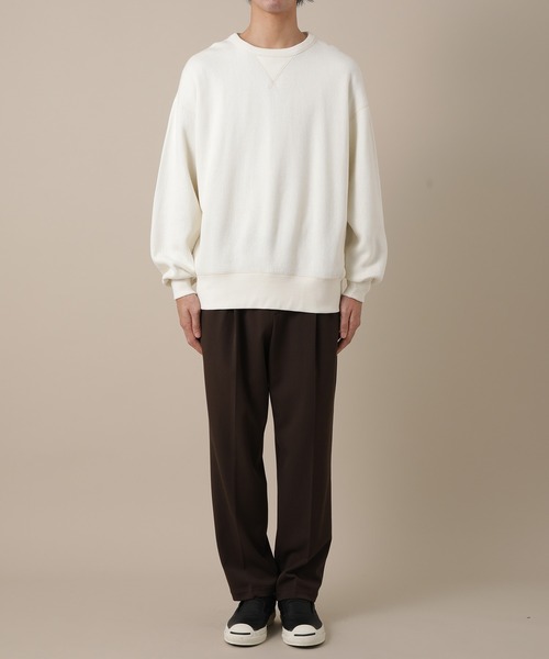 Champion(チャンピオン)の「【Champion】別注 スウェットライク フレンチリブニット(スウェット・メンズ・ブラウン系その他2/グレー系その他/ホワイト系その他4・L/M/S/XL)」の22枚目の写真