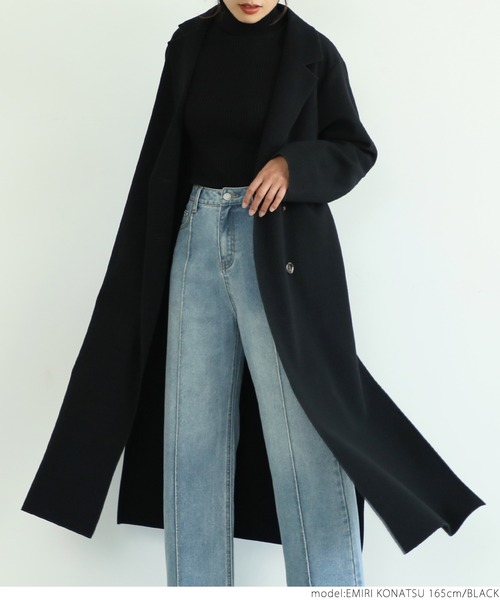 coca（coca）（コカ）の「サイドスリットロングコート（チェスター