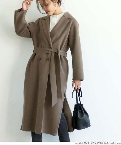 サイドスリットロングコート（チェスターコート）｜coca（coca）（コカ