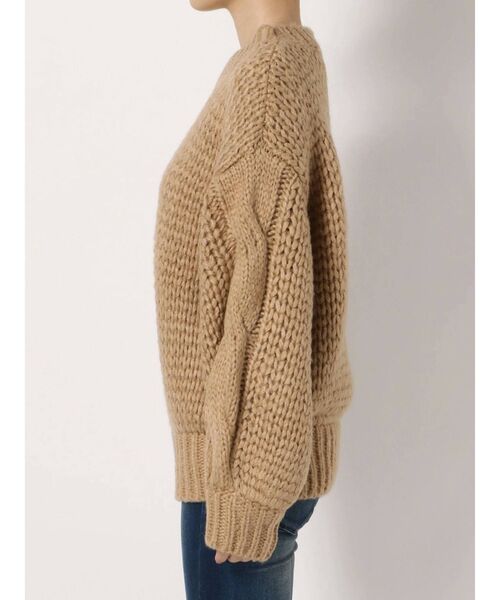 RESEXXY（リゼクシー）の「ローゲージニットプルオーバー（ニット/セーター・レディース・ブラック/ベージュ/オフホワイト・FREE）」の21枚目の写真