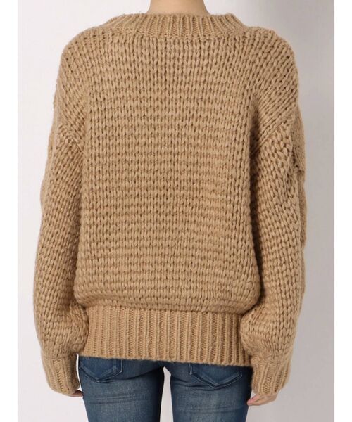 RESEXXY（リゼクシー）の「ローゲージニットプルオーバー（ニット/セーター・レディース・ブラック/ベージュ/オフホワイト・FREE）」の20枚目の写真