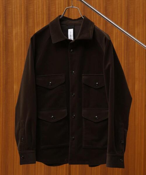 EYE. D WEARing（アイディウェアリング）の「EYE.D WEARingポリエステルコーディロイオーバーシャツ（シャツ/ブラウス・メンズ・ブラック/ブラウン・4/3）」の2枚目の写真