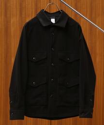 EYE.D WEARingポリエステルコーディロイオーバーシャツ