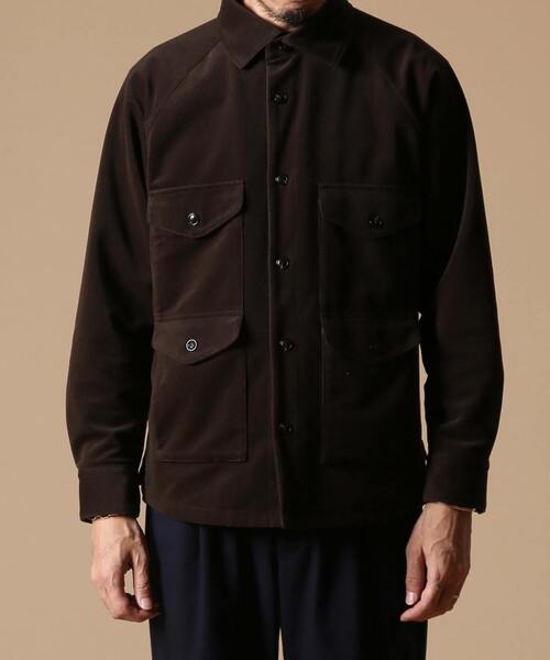 EYE. D WEARing（アイディウェアリング）の「EYE.D WEARingポリエステルコーディロイオーバーシャツ（シャツ/ブラウス・メンズ・ブラック/ブラウン・4/3）」の3枚目の写真