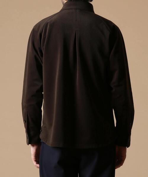 EYE. D WEARing（アイディウェアリング）の「EYE.D WEARingポリエステルコーディロイオーバーシャツ（シャツ/ブラウス・メンズ・ブラック/ブラウン・4/3）」の5枚目の写真