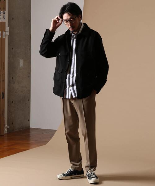 EYE. D WEARing（アイディウェアリング）の「EYE.D WEARingポリエステルコーディロイオーバーシャツ（シャツ/ブラウス・メンズ・ブラック/ブラウン・4/3）」の18枚目の写真