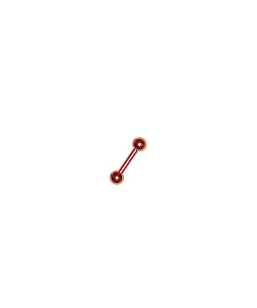 MORPH（モルフ）の「MORPH モルフ バーベルボディーピアス 14ゲージ 6mm~12mm（ピアス（片耳用）・レディース・ダークパープル・6/8/10/12）」の3枚目の写真