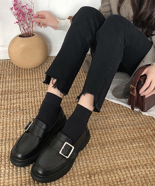 STYLEBLOCK（スタイルブロック）の「ローファーシューズ（ローファー・レディース・ブラック/ブラウン/ブラック系その他・35/36/37/38/39）」の3枚目の写真