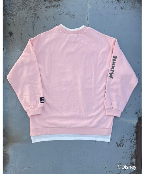 FIG&VIPER（フィグアンドバイパー）の「Mickey&Minnie ドッキングPO（Tシャツ/カットソー・レディース・ホワイト/ブラック/ライトピンク・FREE）」の21枚目の写真