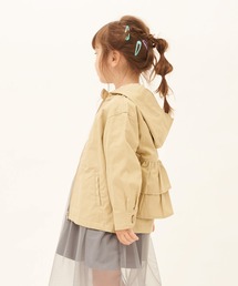 バックフリルツイルジャケット