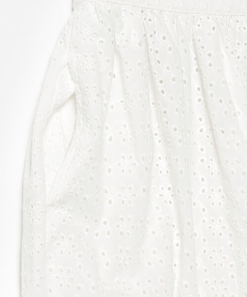 BEAMS BOY（ビームスボーイ）の「BEAMS BOY / カットワーク ティアード スカート（スカート・レディース・オフホワイト/ブラック・ONE SIZE）」の9枚目の写真