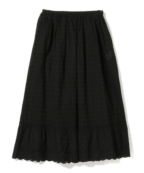 BEAMS BOY（ビームスボーイ）の「BEAMS BOY / カットワーク ティアード スカート（スカート・レディース・オフホワイト/ブラック・ONE SIZE）」の19枚目の写真