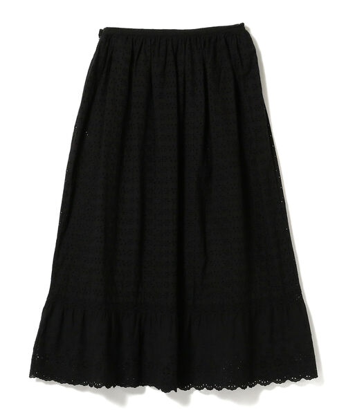 BEAMS BOY（ビームスボーイ）の「BEAMS BOY / カットワーク ティアード スカート（スカート・レディース・オフホワイト/ブラック・ONE SIZE）」の21枚目の写真