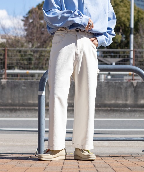 kutir（クティール）の「アソートペインターパンツ (セットアップ着用可)（その他パンツ・メンズ・ブラック/ダークグリーン/オフホワイト/サックスブルー/インディゴブルー・SMALL/MEDIUM/LARGE）」の6枚目の写真