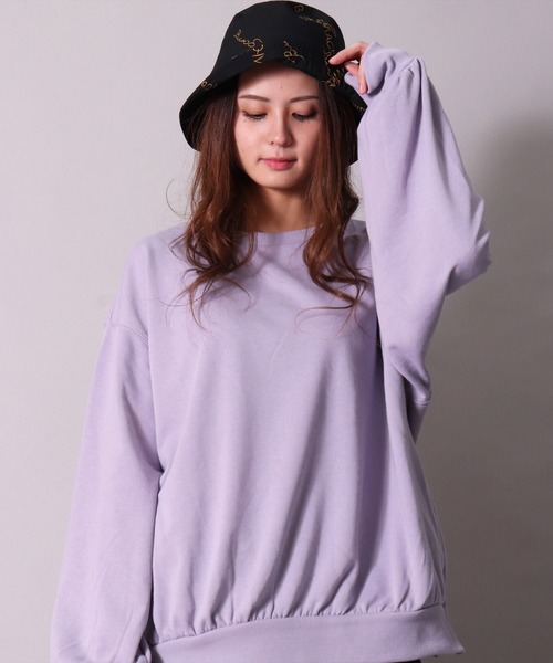 BAYBLO(ベイブロ)の「(CR)【ユニセックス】グラフィック ロゴ プリント バケットハット(ハット・レディース・ブラック/ベージュ・FREE)」の11枚目の写真