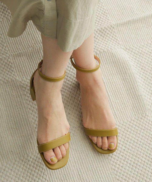 URBAN RESEARCH DOORS(アーバンリサーチドアーズ)の「アンクルストラップサンダル(サンダル・レディース・ブラック/グレー系その他/グリーン系その他・38/36/37)」の18枚目の写真
