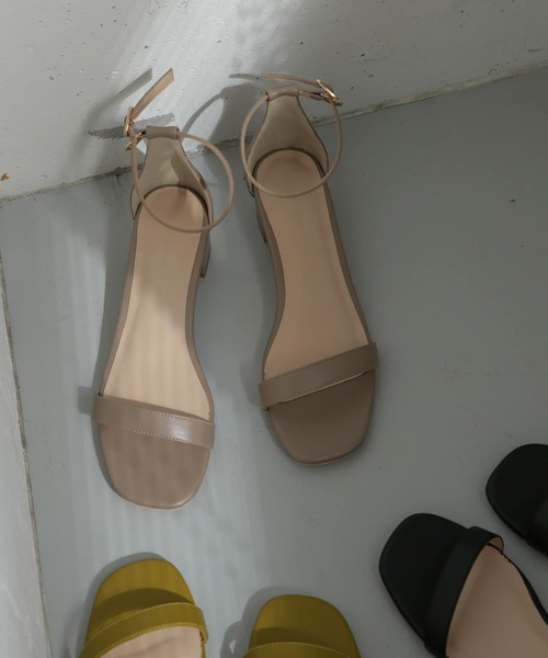 URBAN RESEARCH DOORS(アーバンリサーチドアーズ)の「アンクルストラップサンダル(サンダル・レディース・ブラック/グレー系その他/グリーン系その他・38/36/37)」の7枚目の写真