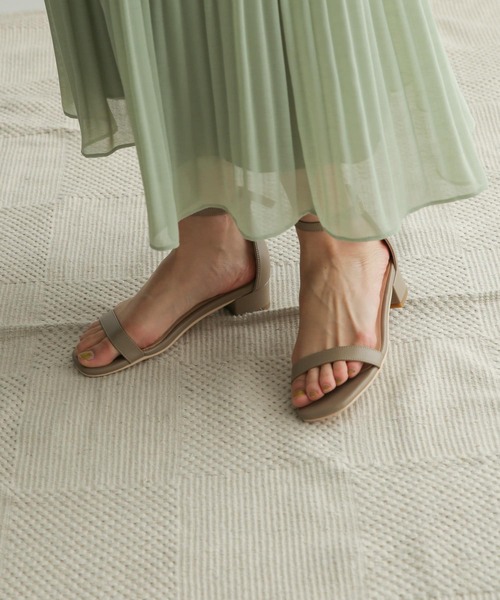 URBAN RESEARCH DOORS(アーバンリサーチドアーズ)の「アンクルストラップサンダル(サンダル・レディース・ブラック/グレー系その他/グリーン系その他・38/36/37)」の5枚目の写真