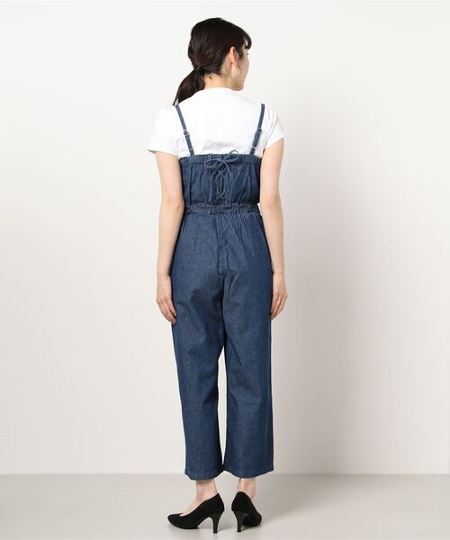 Honeys（ハニーズ）の「デニムオールインワン（つなぎ/オールインワン