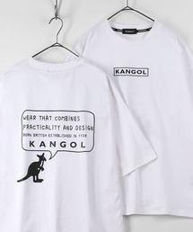 KANGOL（カンゴール）の「【KANGOL/カンゴール】バックプリント ワンポイント メッセージプリントTシャツ（Tシャツ/カットソー・メンズ）」