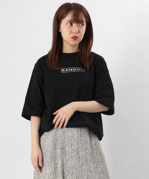 KANGOL(カンゴール)の「【KANGOL/カンゴール】バックプリント ワンポイント メッセージプリントTシャツ(Tシャツ/カットソー・メンズ・ブラック/オフホワイト/ブルー・M/L/XL)」の8枚目の写真