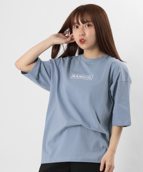 KANGOL(カンゴール)の「【KANGOL/カンゴール】バックプリント ワンポイント メッセージプリントTシャツ(Tシャツ/カットソー・メンズ・ブラック/オフホワイト/ブルー・M/L/XL)」の11枚目の写真