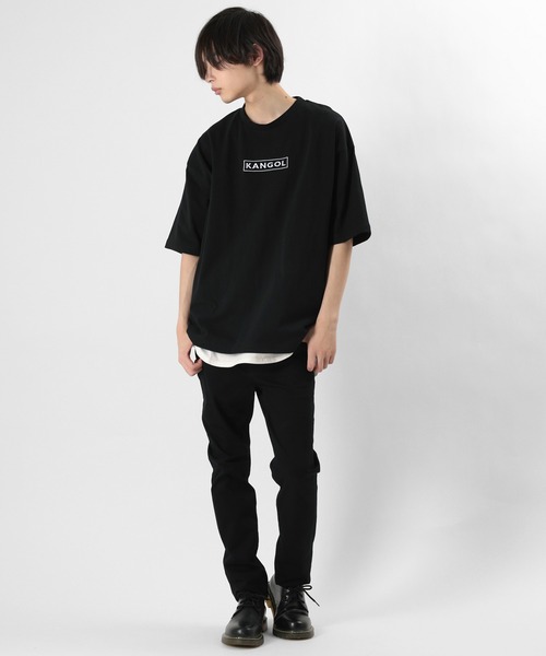 KANGOL(カンゴール)の「【KANGOL/カンゴール】バックプリント ワンポイント メッセージプリントTシャツ(Tシャツ/カットソー・メンズ・ブラック/オフホワイト/ブルー・M/L/XL)」の21枚目の写真