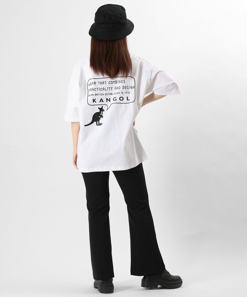 KANGOL(カンゴール)の「【KANGOL/カンゴール】バックプリント ワンポイント メッセージプリントTシャツ(Tシャツ/カットソー・メンズ・ブラック/オフホワイト/ブルー・M/L/XL)」の20枚目の写真
