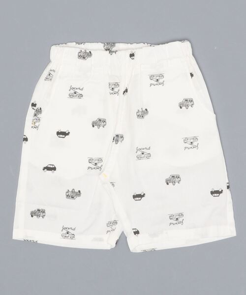 LB CLUB（エルビークラブ）の「ブロード３柄込５分丈パンツ（その他パンツ・キッズ・ホワイト/ブラック/オレンジ/ベージュ/ブルー/グリーン・100/120/130/80/95/110/90）」の2枚目の写真