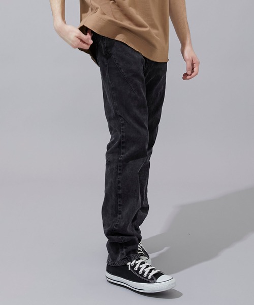 STUDIOUS SELECT（ステュディオスセレクト）の「【NUMBER(N)INE】EX.Garment dye slim denim（デニムパンツ・メンズ・ブラック/インディゴブルー・1/2/3）」の3枚目の写真