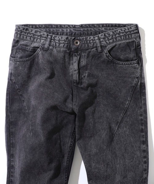 STUDIOUS SELECT（ステュディオスセレクト）の「【NUMBER(N)INE】EX.Garment dye slim denim（デニムパンツ・メンズ・ブラック/インディゴブルー・1/2/3）」の6枚目の写真