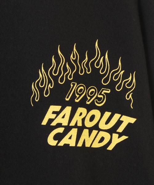 Candy Stripper（キャンディストリッパー）の「DON'T PANIC BIG Tシャツ（Tシャツ/カットソー・レディース・オフホワイト/ブラック/パープル・2）」の8枚目の写真