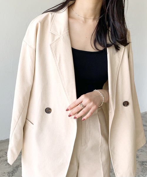 LIAN（リアン）の「リネンブレンドテーラードジャケット（テーラード