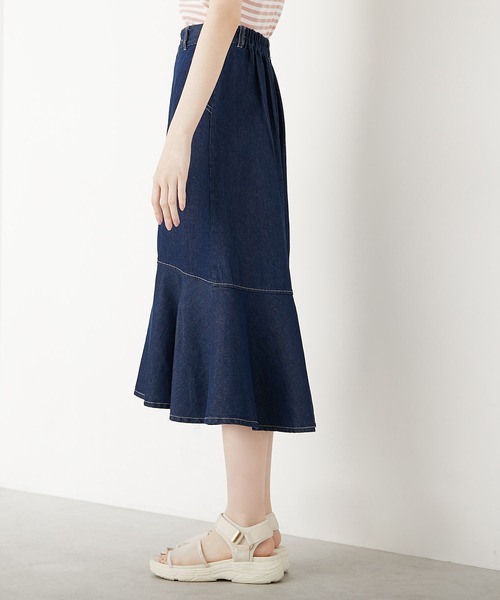 OLIVE des OLIVE(オリーブデオリーブ)の「マーメイドスカート(スカート・レディース・ブラック/アイボリー/ワンウォッシュ・FREE)」の22枚目の写真