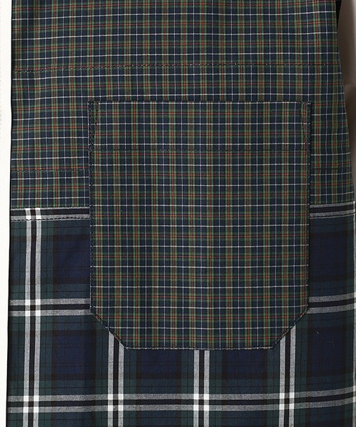 COMME CA COMMUNE(コムサコミューン)の「パッチワークシャツ(シャツ/ブラウス・メンズ・ネイビー系/ホワイト系・MEDIUM/LARGE)」の10枚目の写真