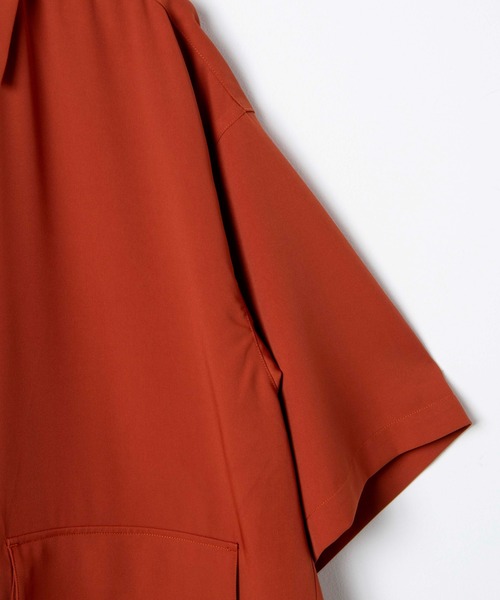 WEGO（ウィゴー）の「WEGO/トロミセットアップ（シャツ/ブラウス・メンズ・ブラック/オレンジ/ブルー・MEDIUM/LARGE）」の11枚目の写真