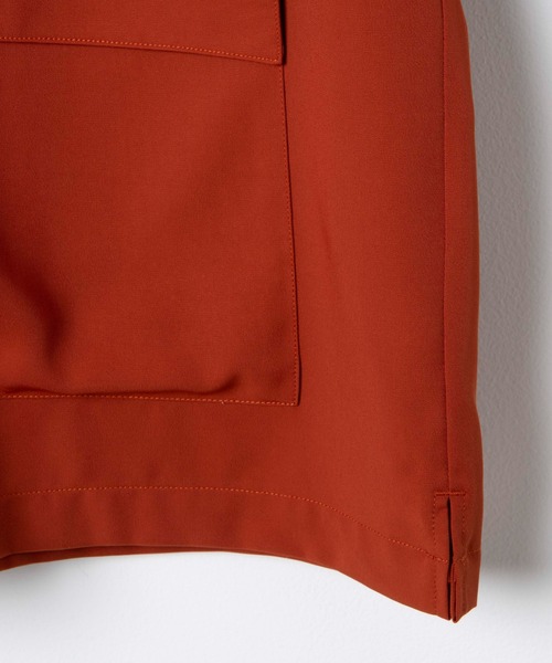 WEGO（ウィゴー）の「WEGO/トロミセットアップ（シャツ/ブラウス・メンズ・ブラック/オレンジ/ブルー・MEDIUM/LARGE）」の9枚目の写真