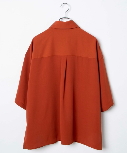 WEGO（ウィゴー）の「WEGO/トロミセットアップ（シャツ/ブラウス・メンズ・ブラック/オレンジ/ブルー・MEDIUM/LARGE）」の16枚目の写真