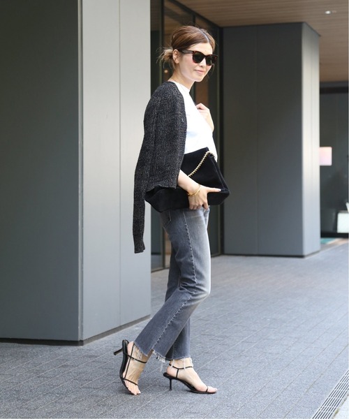 mother（マザー）の「【MOTHER/マザー】 GREY INSIDER CROP（デニムパンツ・レディース・チャコールグレー・25/26/27/28）」の3枚目の写真