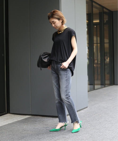 mother（マザー）の「【MOTHER/マザー】 GREY INSIDER CROP（デニムパンツ・レディース・チャコールグレー・25/26/27/28）」の6枚目の写真