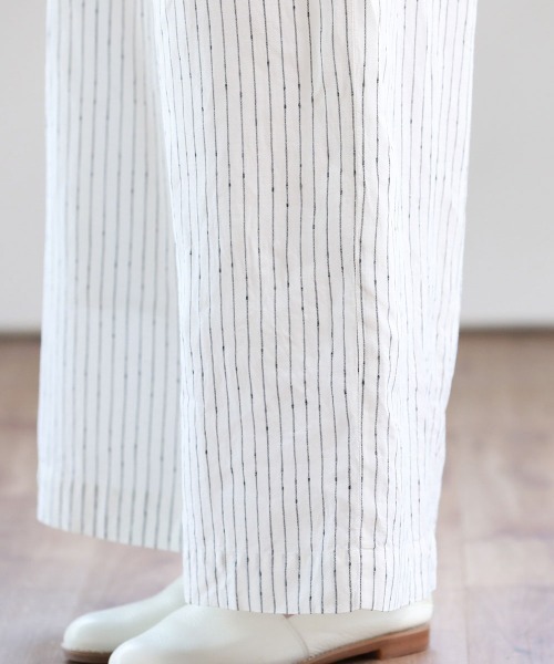 Pao de lo（パオデロ）の「ぽこぽこノットボーダーワイドパンツ（その他パンツ・レディース・ベージュ系その他/ブラック系その他・9号/7号）」の9枚目の写真